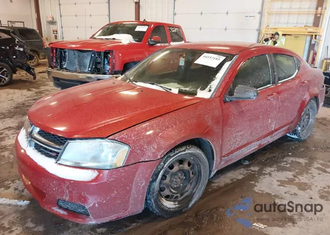 2013 Dodge Avenger from USA, damaged, VIN 1C3CDZAB2DN746128